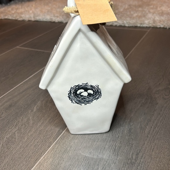 Rae Dunn by Magenta Collection Artisan REST Birdhouse with Nest Graphic - Picture 7 of 14